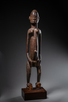 Figure féminine debout "dege dal nda", Mali, Dogon, Taille: H: 79 cm (H: 31.1 inch), ID: 3052884 - 2/5
