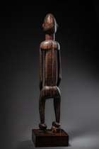 Figure féminine debout "dege dal nda", Mali, Dogon, Taille: H: 79 cm (H: 31.1 inch), ID: 3052884 - 4/5
