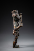 Figure masculine debout, Libéria, Dan, Ldamie de Ga-ple, Taille: H: 16,7 cm (H: 6.6 inch), ID: 3052865 - 3/6