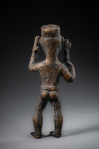 Figure masculine debout, Libéria, Dan, Ldamie de Ga-ple, Taille: H: 16,7 cm (H: 6.6 inch), ID: 3052865 - 4/6