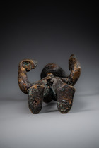 Figure masculine debout, Libéria, Dan, Ldamie de Ga-ple, Taille: H: 16,7 cm (H: 6.6 inch), ID: 3052865 - 5/6