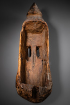 Hunter mask "dana-na", Mali, Dogon, Size: H: 61 cm (H: 24.0 inch), ID: 3052864 - 4/5