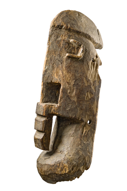 Hunter mask "dana-na", Mali, Dogon, Size: H: 61 cm (H: 24.0 inch), ID: 3052864