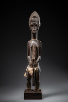 Female figure "asie usu", Côte d'Ivoire, Baule, Size: H: 49,5 cm (H: 19.5 inch), ID: 3052875 - 5/5