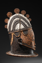 Masque casque anthropomorphe, Nigéria, Idoma / Igala, Taille: H: 43,5 cm (H: 17.1 inch), ID: 3052867 - 3/6