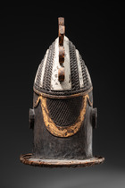 Masque casque anthropomorphe, Nigéria, Idoma / Igala, Taille: H: 43,5 cm (H: 17.1 inch), ID: 3052867 - 4/6
