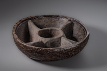 Boîte oracle avec motif animal, Nigéria, Yoruba, Taille: D: 43 cm (D: 16.9 inch), ID: 3052882 - 2/7