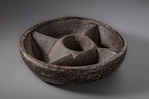 Boîte oracle avec motif animal, Nigéria, Yoruba, Taille: D: 43 cm (D: 16.9 inch), ID: 3052882 - 3/7