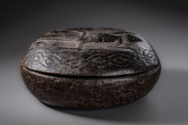 Boîte oracle avec motif animal, Nigéria, Yoruba, Taille: D: 43 cm (D: 16.9 inch), ID: 3052882 - 6/7