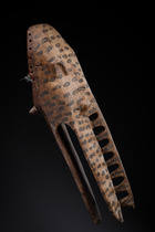 Zoomorphic mask, Mali, Dogon, Size: L: 62 cm (L: 24.4 inch), ID: 3052883 - 3/4