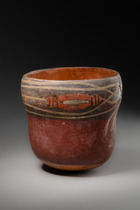 Gobelet en forme de tête, 400 av. J.-C. - 630 apr. J.-C., Pérou, Nazca, Taille: M: 15 cm x 13,5 cm (M: 5.9 inch x 5.3 inch), ID: 3052898 - 4/7