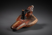 Oiseau / Perroquet, Pérou, Nazca, Taille: M: 9,5 cm x 18,5 cm (M: 3.7 inch x 7.3 inch), ID: 3052899 - 4/6