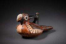 Oiseau / Perroquet, Pérou, Nazca, Taille: M: 9,5 cm x 18,5 cm (M: 3.7 inch x 7.3 inch), ID: 3052899 - 6/6