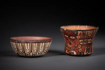 Deux petites coupes, Période intermédiaire précoce, env. 200 av. J.-C. - 600 apr. J.-C., Pérou, Nazca, ID: 3052901 - 2/6