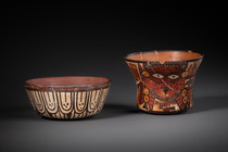 Deux petites coupes, Période intermédiaire précoce, env. 200 av. J.-C. - 600 apr. J.-C., Pérou, Nazca, ID: 3052901 - 6/6