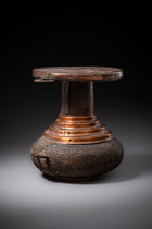 Container, Gabon, Fang, Size: H: 14,5 cm (H: 5.7 inch), ID: 3053070 - 2/7