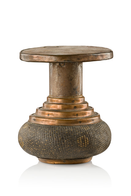 Container, Gabon, Fang, Size: H: 14,5 cm (H: 5.7 inch), ID: 3053070