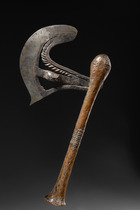 Prestige axe, D. R. Congo, Songye, Size: H: 38,5 cm (H: 15.2 inch), ID: 3052915 - 2/3