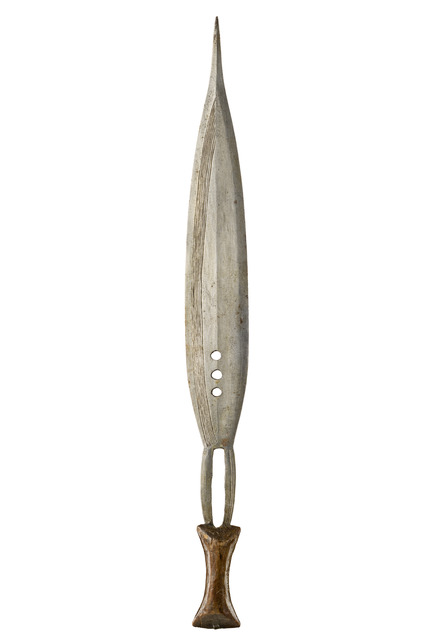 Sword knife, D. R. Congo, Azande, Size: H: 53 cm (H: 20.9 inch), ID: 3052918