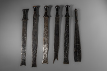 Six épées, Cameroun, Fang, Taille: L: 52 cm - 60 cm (L: 20.5 inch - 23.6 inch), ID: 3052920 - 2/2