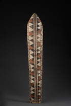 Rare ancien bouclier, Tanzanie, Kerewe, Taille: H: 97,5 cm (H: 38.4 inch), ID: 3052925 - 3/3