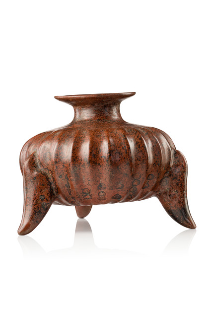 Large ceramic vessel, Late Preclassic Period, ca. 300 BC - 200 AD, Mexico, Colima, Size: H: 28 cm, D: 37 cm (H: 11.0 inch, D: 14.6 inch), ID: 3052933