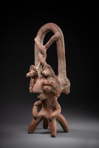 Large incense burner, Late Preclassic Period, ca. 200 BC - 500 AD, Mexico, Colima, Size: H: 52 cm (H: 20.5 inch), ID: 3052939 - 2/5