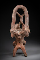 Large incense burner, Late Preclassic Period, ca. 200 BC - 500 AD, Mexico, Colima, Size: H: 52 cm (H: 20.5 inch), ID: 3052939 - 3/5