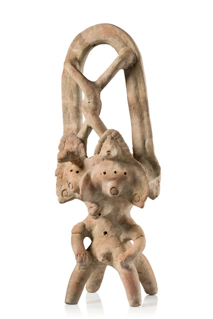 Large incense burner, Late Preclassic Period, ca. 200 BC - 500 AD, Mexico, Colima, Size: H: 52 cm (H: 20.5 inch), ID: 3052939