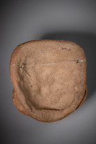 Masque anthropomorphe, période classique tardive, env. 600 - 900 apr. J.-C., Mexique, Côte centrale du, Taille: H: 13 cm (H: 5.1 inch), ID: 3052940 - 2/5