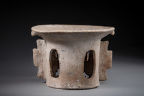 Offering or incense bowl, Late Classical or Early Post-Classical period, ca. 600 - 1250 AD, Mexico / Belize, Maya, Size: H: 19,3 cm D: 27 cm (H: 7.6 inch D: 10.6 inch), ID: 3052947 - 4/7