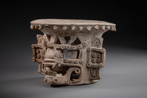 Offering or incense bowl, Late Classical or Early Post-Classical period, ca. 600 - 1250 AD, Mexico / Belize, Maya, Size: H: 19,3 cm D: 27 cm (H: 7.6 inch D: 10.6 inch), ID: 3052947 - 6/7