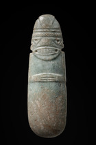 Large pectoral in the shape of an axe deity, Late Period IV, ca. 0 - 500 AD, Costa Rica, Guanacaste-Nicoya, Size: H: 19,5 cm (H: 7.7 inch), ID: 3052949 - 4/4