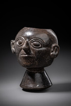Head cup, Moche I, Early interim period, ca. 200 BC - AD 200, Peru, Moche, Size: H: 16,5 cm (H: 6.5 inch), ID: 3052950 - 2/7