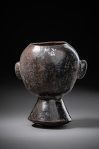 Head cup, Moche I, Early interim period, ca. 200 BC - AD 200, Peru, Moche, Size: H: 16,5 cm (H: 6.5 inch), ID: 3052950 - 4/7