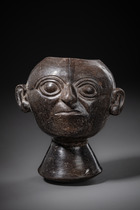 Head cup, Moche I, Early interim period, ca. 200 BC - AD 200, Peru, Moche, Size: H: 16,5 cm (H: 6.5 inch), ID: 3052950 - 7/7