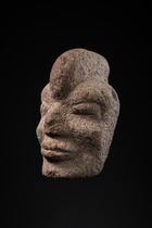 Hacha, Période tardive classique, env. 600 - 900 apr. J.-C., Mexique, Veracruz, Taille: H: 16 cm (H: 6.3 inch), ID: 3052955 - 2/5