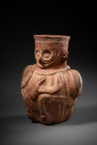 Vase en argile, Moche V, env. 500 - 600 apr. J.-C., Pérou, Moche, Taille: H: 21 cm (H: 8.3 inch), ID: 3052957 - 2/6
