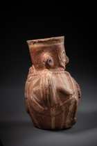 Vase en argile, Moche V, env. 500 - 600 apr. J.-C., Pérou, Moche, Taille: H: 21 cm (H: 8.3 inch), ID: 3052957 - 3/6