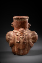 Vase en argile, Moche V, env. 500 - 600 apr. J.-C., Pérou, Moche, Taille: H: 21 cm (H: 8.3 inch), ID: 3052957 - 4/6
