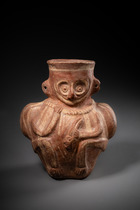 Vase en argile, Moche V, env. 500 - 600 apr. J.-C., Pérou, Moche, Taille: H: 21 cm (H: 8.3 inch), ID: 3052957 - 6/6