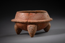 Tripod vessel in the shape of a crab, Period V, ca. 500 - 800 AD, Costa Rica, Highlands or Atlantic slope, Size: H: 8,5 cm (H: 3.3 inch), ID: 3052961 - 4/6