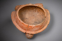 Tripod vessel in the shape of a crab, Period V, ca. 500 - 800 AD, Costa Rica, Highlands or Atlantic slope, Size: H: 8,5 cm (H: 3.3 inch), ID: 3052961 - 6/6