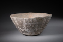 Bowl, Middle Ceramic Period, ca. 600 - 1000 AD, Argentina, Catamarca Province, Aguada, Size: H: 9,5 cm D: 19,5 cm (H: 3.7 inch D: 13.7 inch), ID: 3052963 - 8/8
