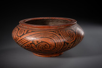 Récipient rond, env. 700 - 1000 apr. J.-C., Panama, Gran Coclé, Taille: H: 14,5 cm D: 31 cm (H: 5.7 inch D: 12.2 inch), ID: 3052966 - 3/7