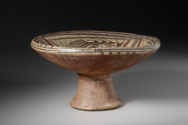 Pedestal bowl of the "Frutera" (Fruit Bowl) type, Transitional from Early to Late Coclé, ca. 800 - 1000 AD, Panama, Gran Coclé, Size: H: 13,5 cm D: 24,5 cm (H: 5.3 inch D: 9.6 inch), ID: 3052969 - 5/5