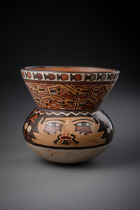 Vase, Early interim period, ca. 200 BC - 600 AD, Peru, Nazca, Size: H: 12 cm, D: 12 cm (H: 4.7 inch, D: 4.7 inch), ID: 3052973 - 6/6