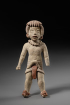 Standing figure, ca.1500 - 200 BC, Mexico, Guerrero, Xochipala, Size: H: 19,3 cm (H: 7.6 inch), ID: 3052982 - 4/4