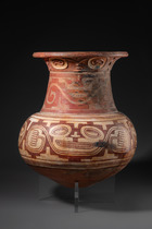 Large funerary urn, ca. 400 - 1400 AD, Brazil, Marajó Island, Marajoara, Size: H: 79 cm D: 63 cm (H: 31.1 inch D: 24.8 inch), ID: 3052997 - 5/7