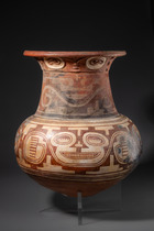 Large funerary urn, ca. 400 - 1400 AD, Brazil, Marajó Island, Marajoara, Size: H: 79 cm D: 63 cm (H: 31.1 inch D: 24.8 inch), ID: 3052997 - 6/7